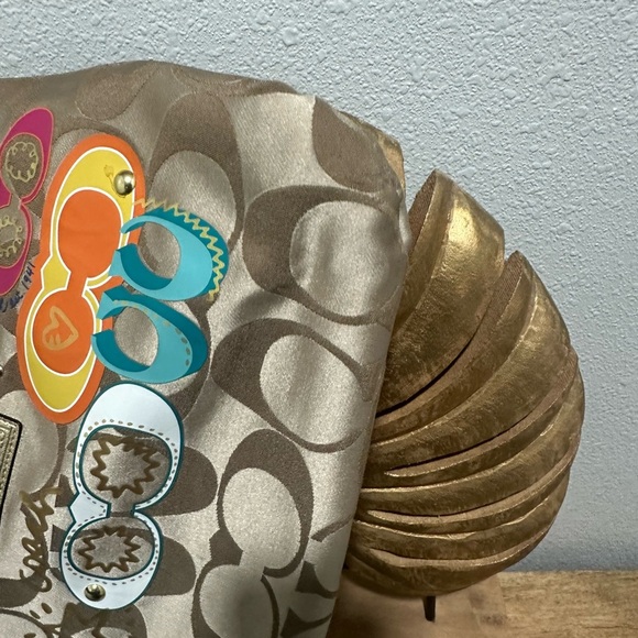 COACH Y2K 20962 DAISY POP C APPLIQUÉ HOBO Handbag Purse Bag - Picture 3 of 10